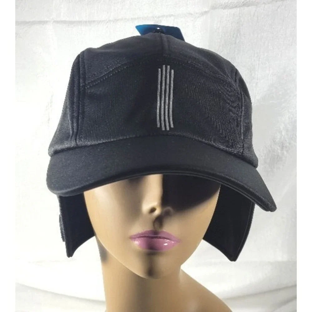 Isotoner Baseball Cap Hat with Neck Guard -‎ Black - Product Sample